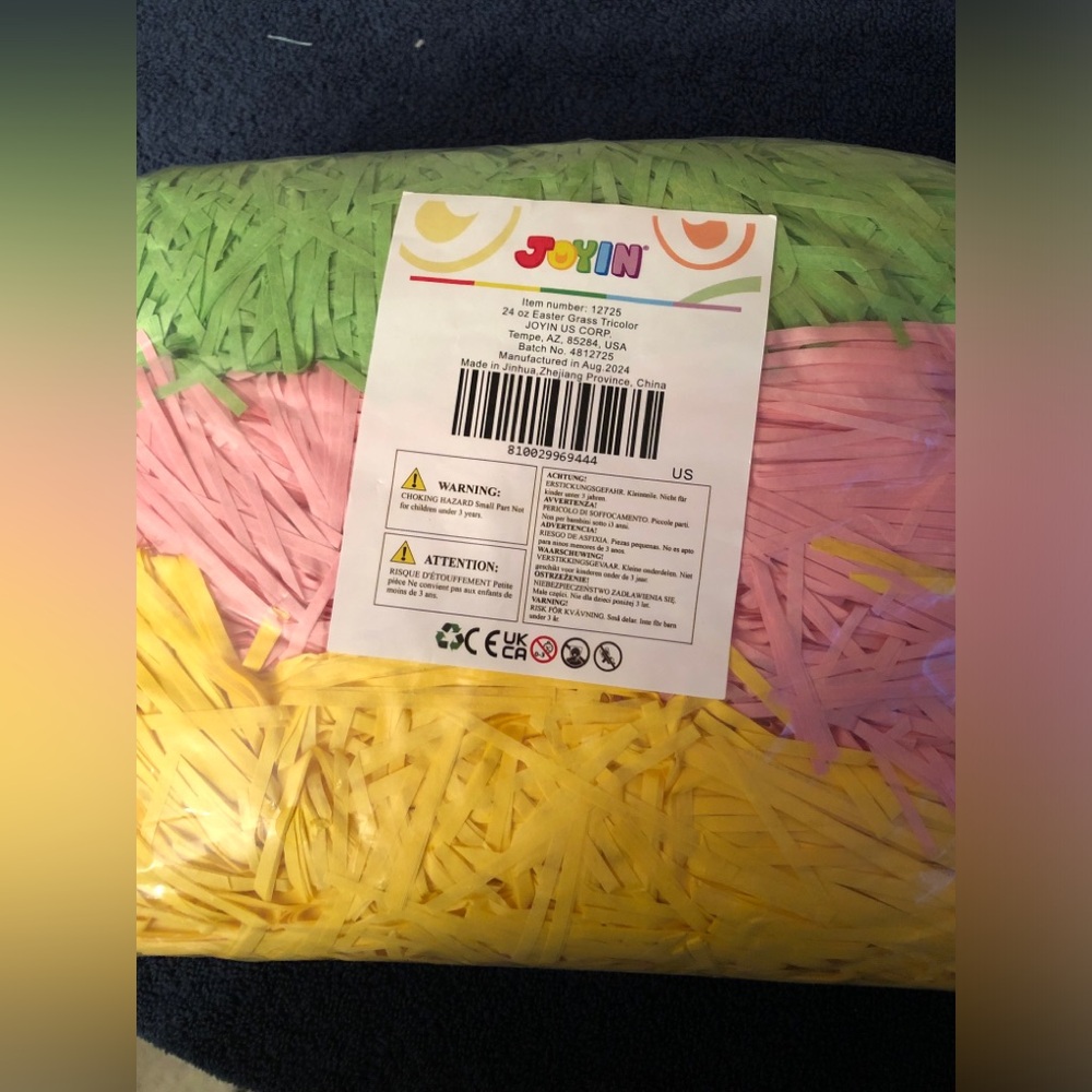 Pastel Easter Grass - Multicolor (Green, Pink, Yellow)